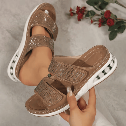 Botines Chelsea Confort Nube con Destellos