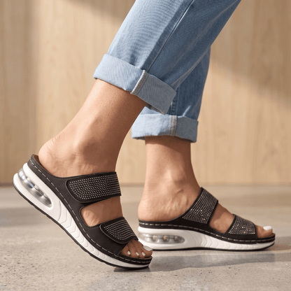 Botines Chelsea Confort Nube con Destellos