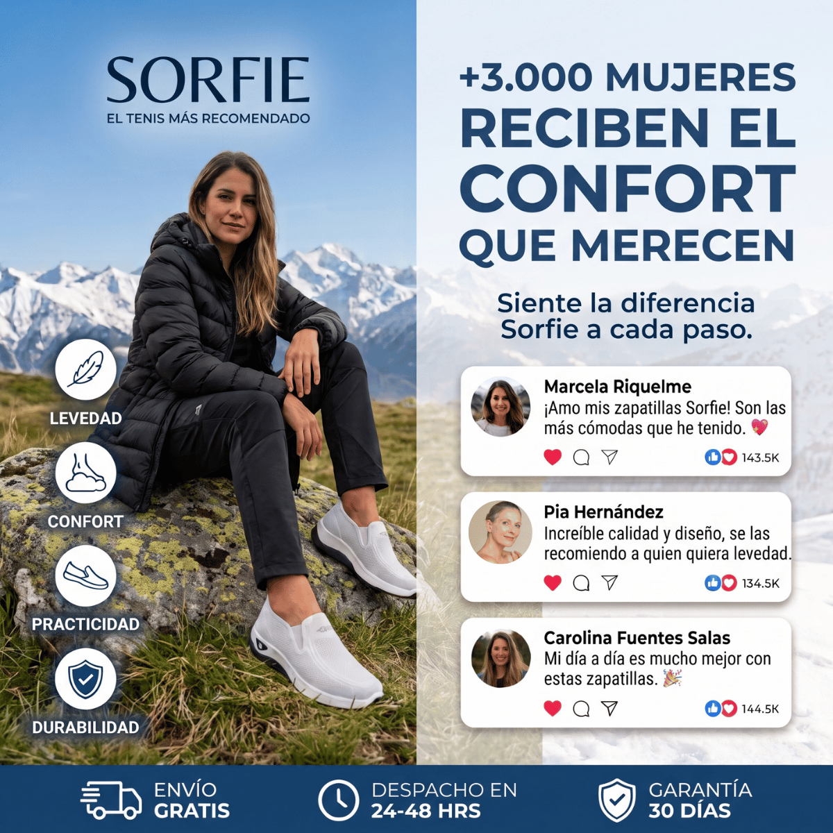 Zapatillas Confort Plus - Sorfie