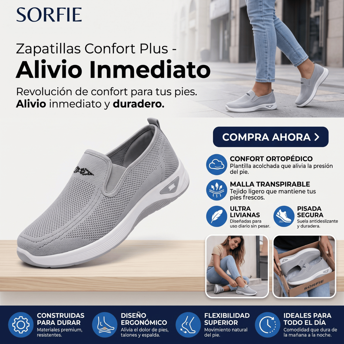 Zapatillas Confort Plus - Sorfie
