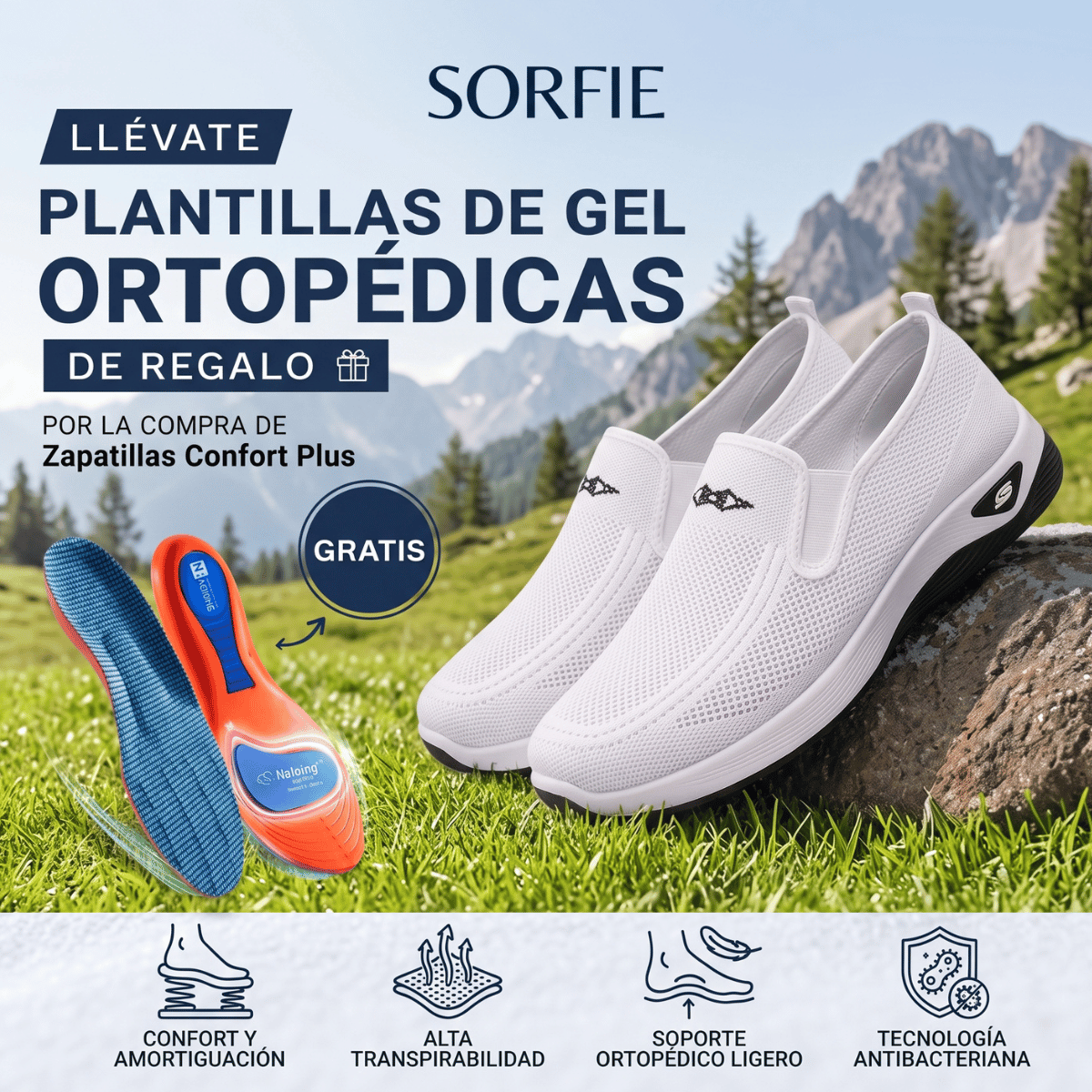 Zapatillas Confort Plus - Sorfie